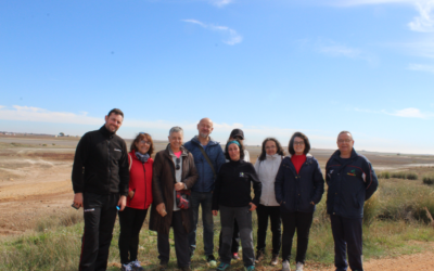 VISITA AL COMPLEJO LAGUNAR DE MANJAVACAS CON LA PLATAFORMA PUEBLO SOSTENIBLE