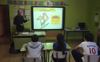 DE VIAJE POR LOS CENTROS ESCOLARES DE LA ESPAÑA VACIADA