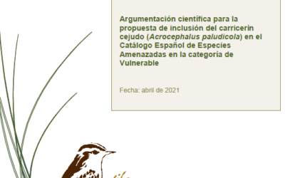 PRESENTADA LA PETICIÓN PARA LA INCLUSIÓN DEL CARRICERÍN CEJUDO EN EL CATÁLOGO ESPAÑOL DE ESPECIES AMENAZADAS AL MITECORD